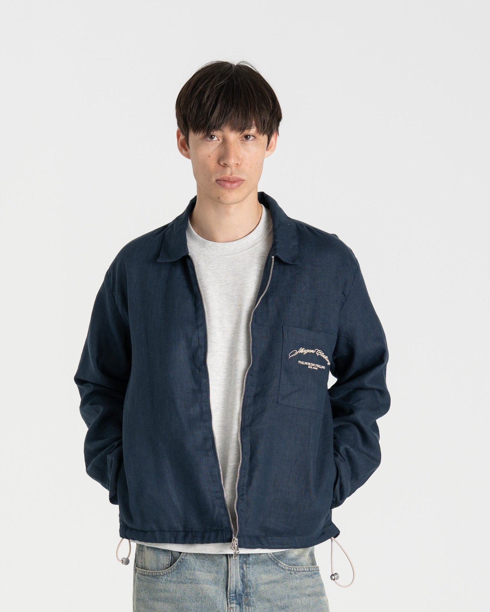 Linen jacket Navy